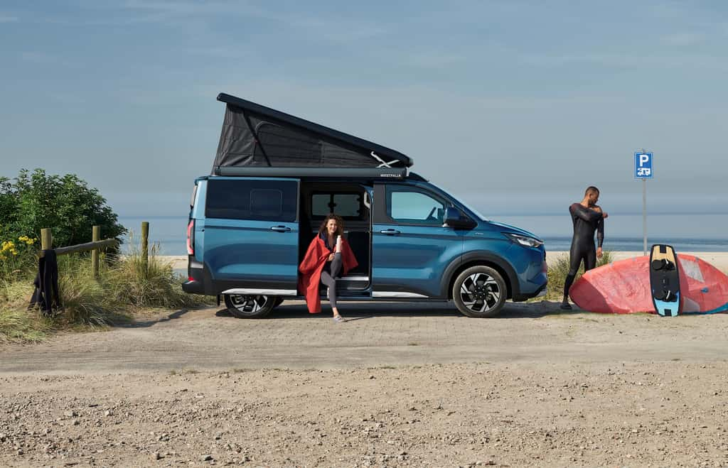 Le Nugget est un petit camping-car pouvant accueillir jusqu'à quatre passagers. © Ford