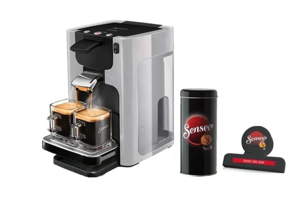 La machine à café Philips Senseo Quadrante est disponible à moins de 70 euros&nbsp;© Cdiscount