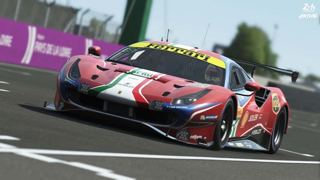 Ferrari fait partie des grands constructeurs qui s’aligneront au départ des 24 Heures du Mans virtuelles. © Les 24 Heures du Mans