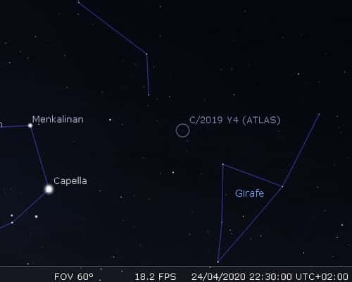 Observez la comète Atlas (C/2019 Y4)