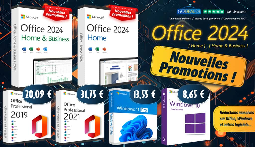 Office 2024 : les meilleures promotions du moment