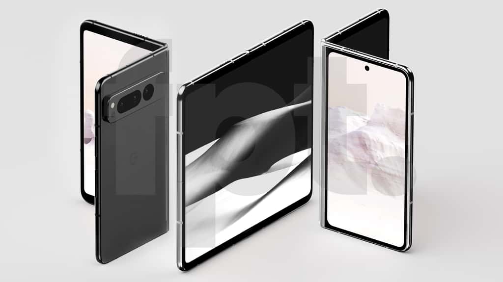 Le smartphone se décline en deux coloris et ressemble fortement au Samsung Galaxy Z Fold 4. © FTP