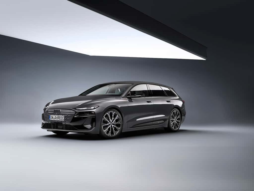 Le Cx de l'Audi A6 e-tron Avant est plus élevé que la Sportback avec 0,24 contre 0,21 pour cette dernière. © Audi