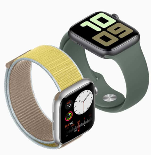 La principale nouveauté de l'Apple Watch 5 ? Son écran <em>Retina always on display</em>. © Apple Store