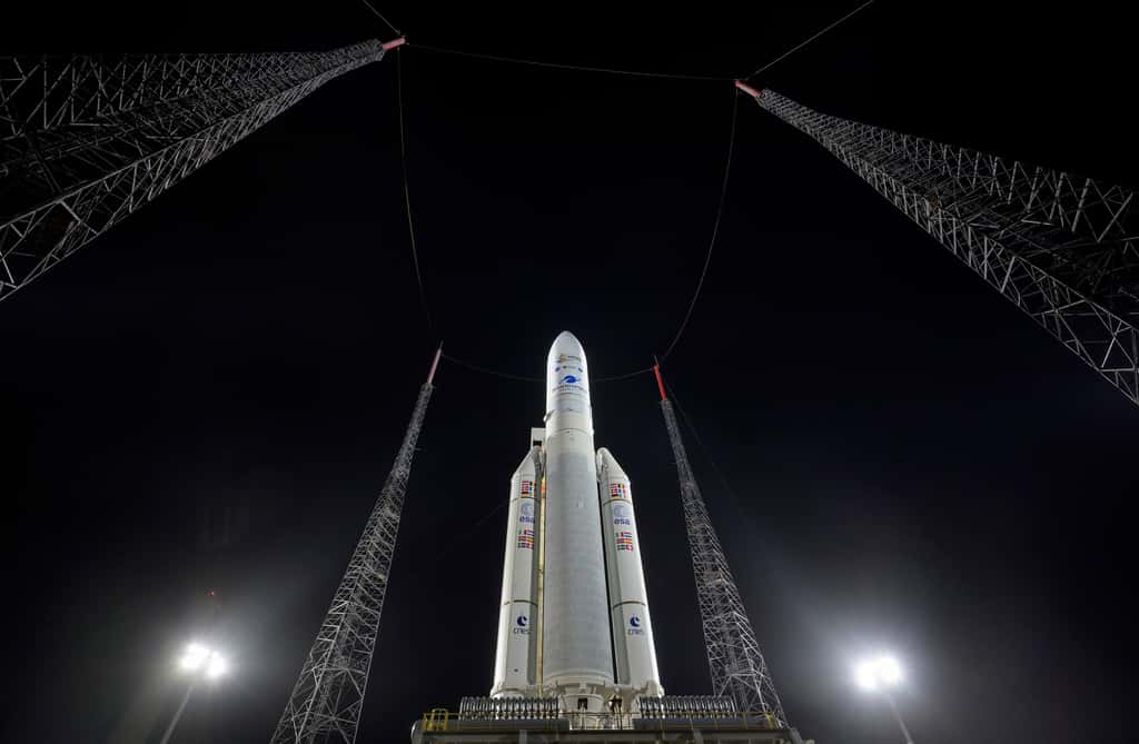 Ariane 5 dans toute sa majesté. © Nasa, Bill Ingalls