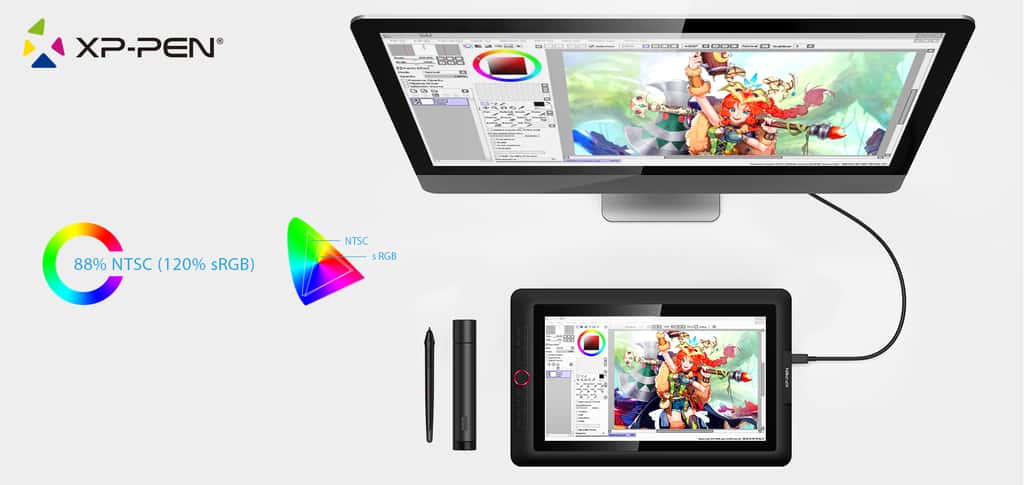 Avec des fonctions dignes des modèles pros et un prix contenu, l’Artist 15.6 Pro est un bon modèle pour débuter et surtout persévérer dans l’art du dessin numérique. © XP-Pen 