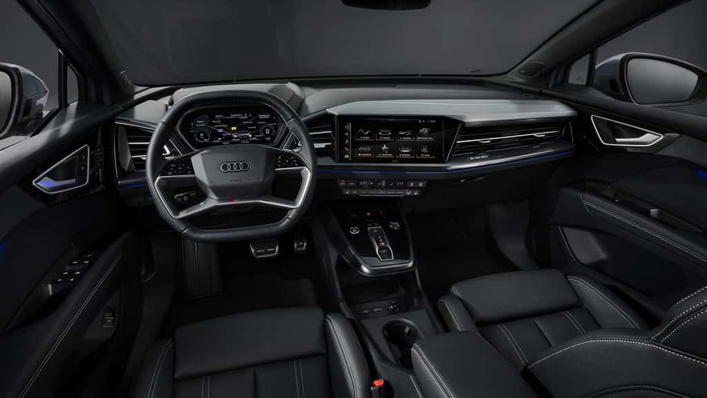 L’intérieur de l’Audi Q4 e-tron. © Audi