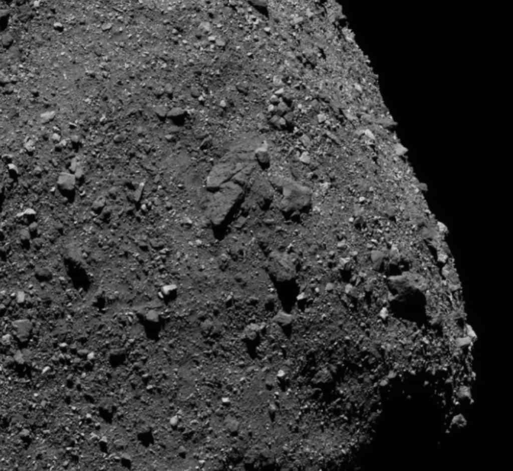 Détails de la surface de l'astéroïde Bennu acquis par la sonde Osiris-Rex de la Nasa. @ Nasa, Centre spatial Goddard