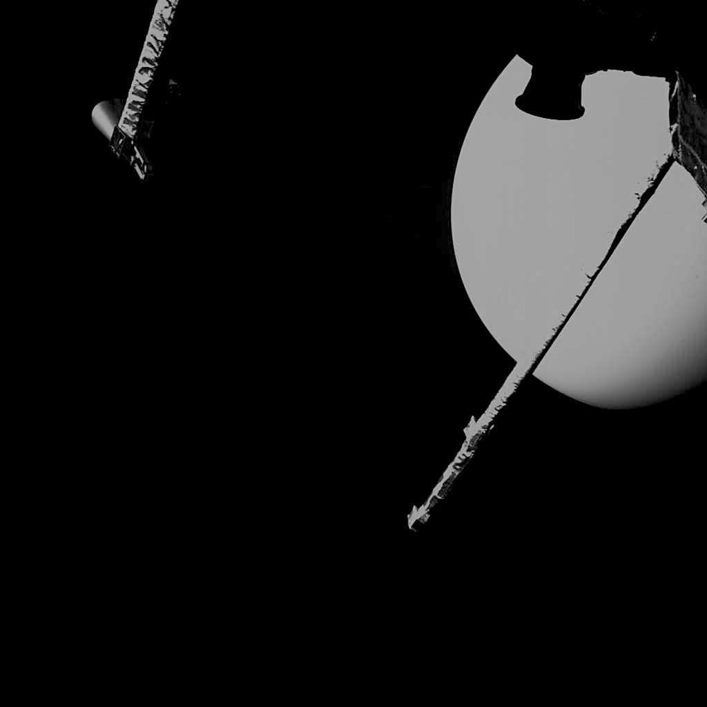 Vénus photographiée par la sonde BepiColombo, le 15 octobre à 03 h 37 TU, à une distance de 17.000 kilomètres. © ESA, BepiColombo, MTM, CC BY-SA 3.0 IGO