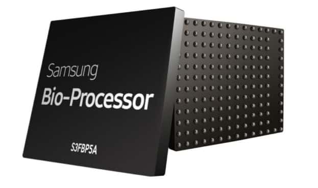Le Bio-Processor de Samsung cumule sur une seule puce plusieurs capteurs dont il peut analyser les données sans recourir à un appareil externe. © Samsung