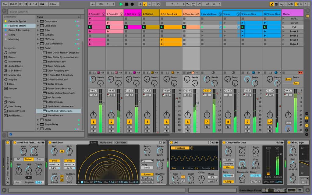 Ableton Live 10 est le logiciel indispensable pour sampler et pour créer des loops. © Ableton