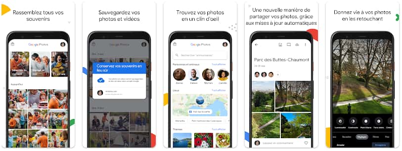 Automatisez la synchronisation de vos photos et vidéos de votre smartphone sur votre compte cloud pour gagner de l'espace de stockage avec Google Photos © Google