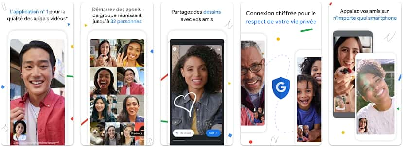 Google Meet offre de nombreuses options de communication © Google