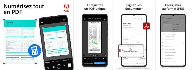 Numérisez des documents afin de les éditer grâce à la technologie OCR d'Adobe Scan © Adobe