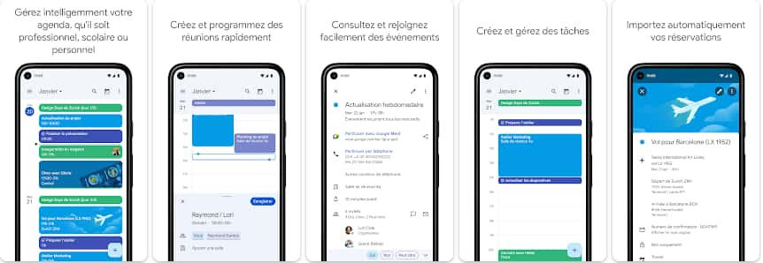 Planifiez vos tâches dans un calendrier pour mieux vous organiser © Google