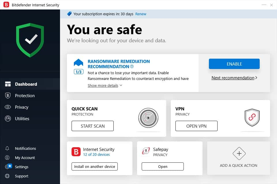 BitDefender Internet Security © BitDefender