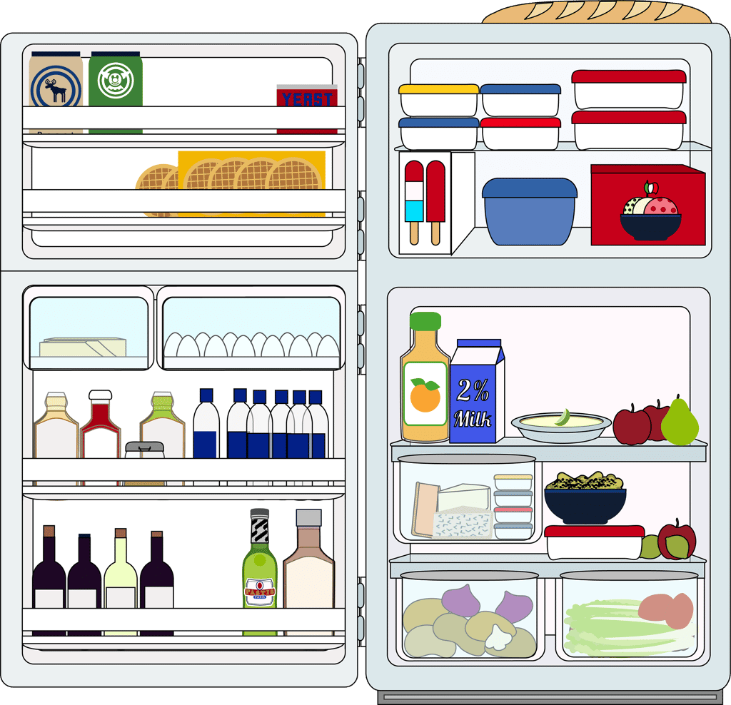 Bien ranger les aliments dans son frigo permet d’éviter les contaminations. © Pixabay