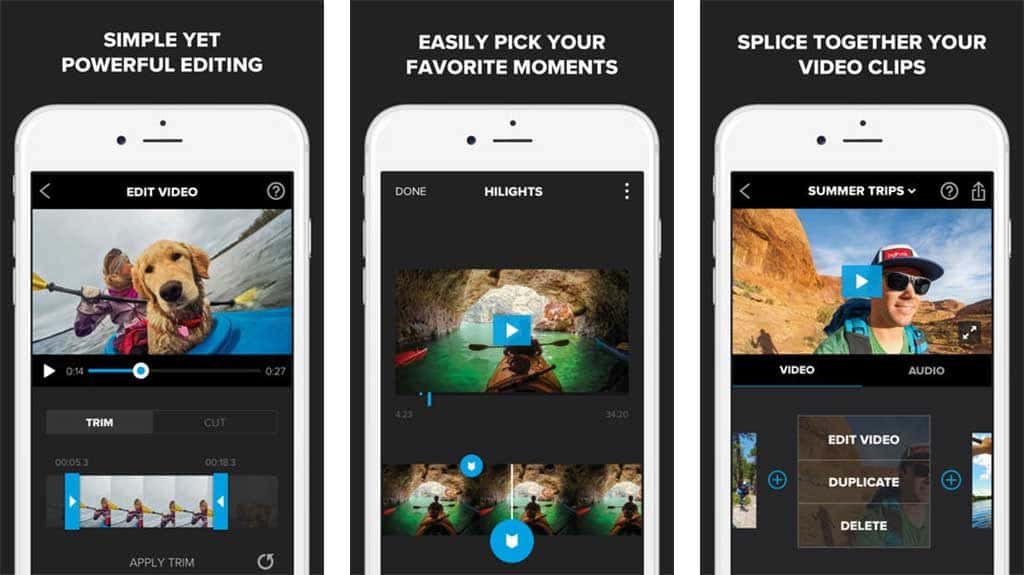 Splice est un éditeur vidéo simple et optimisé pour une utilisation sur mobile. © Bending Spoons S.p.A.