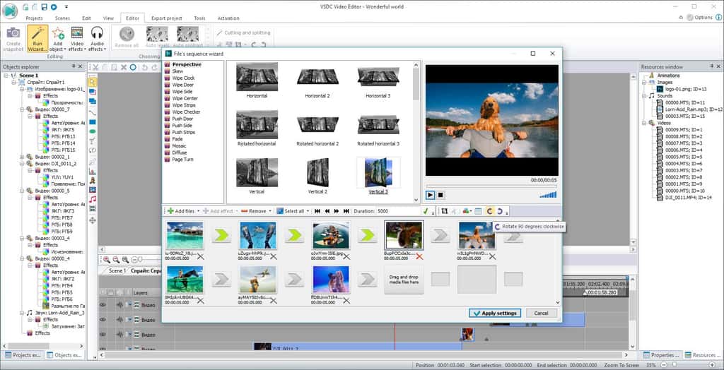 VSDC Free Video Editor est le meilleur logiciel de montage vidéo gratuit pour Mac OS X.