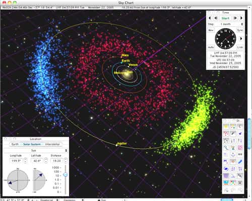 Voyager 4.5 est le logiciel d'astronomie permettant la meilleure expérience utilisateur. © Carina Software & Instruments, Inc