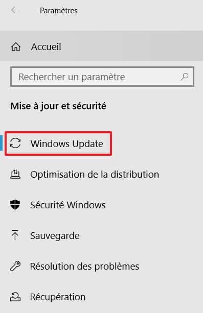 Allez dans Windows Update si vous n’y êtes pas déjà. © Microsoft