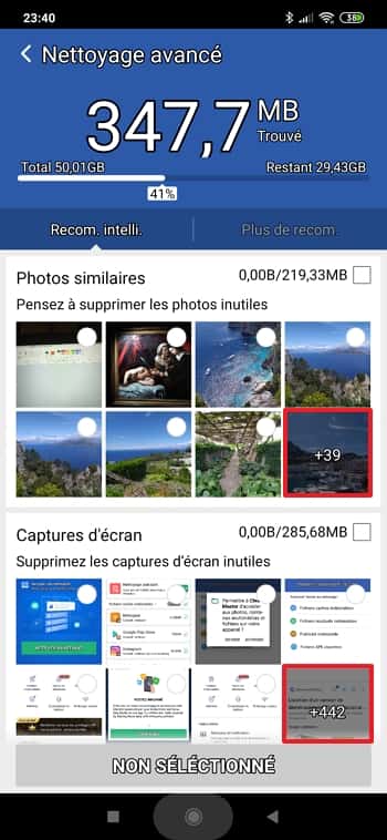 Supprimez vos photos en double et vos captures d’écran inutiles. © Cheetah Mobile