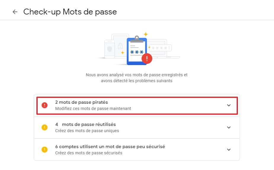 Google : comment se servir du gestionnaire de mots de passe