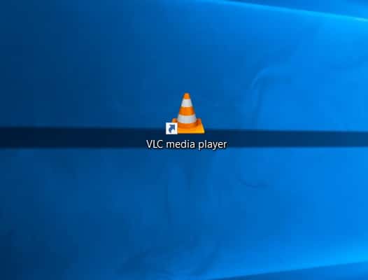 Lancez VLC en cliquant sur l’icône sur le Bureau. © VideoLAN Organization