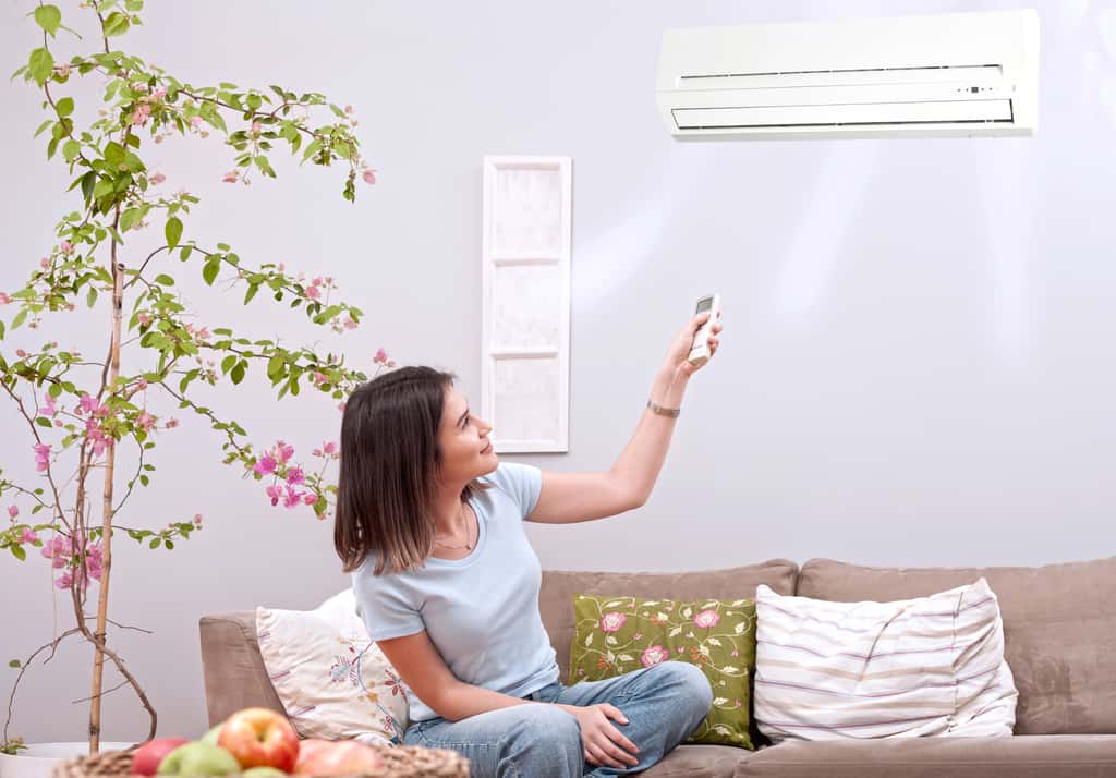 Une climatisation réversible permet de rafraîchir l’air ambiant de votre logement en été et de le réchauffer en hiver. © izzetugutmen, Adobe Stock