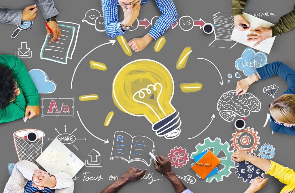 De la co-innovation peuvent émerger des idées utiles et bénéfiques à la société. © Rawpixel.Com, Adobe Stock