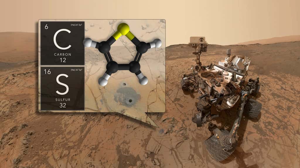 Le 7 juin 2018, la Nasa annonçait la découverte par Curiosity de molécules organiques dans des roches sédimentaires âgées de 3,5 milliards d’années. © Nasa, GSFC