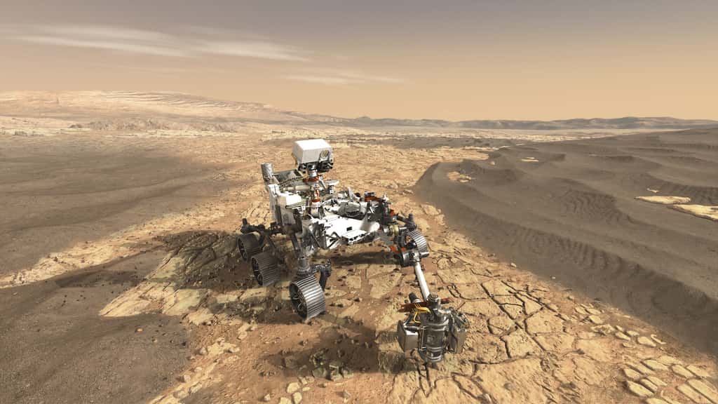 Le futur rover de la mission Mars 2020. © Nasa, JPL, CalTech