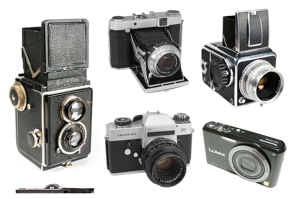 Les appareils photo ont bien évolué au fil du temps. © Domaine public, Wikipedia