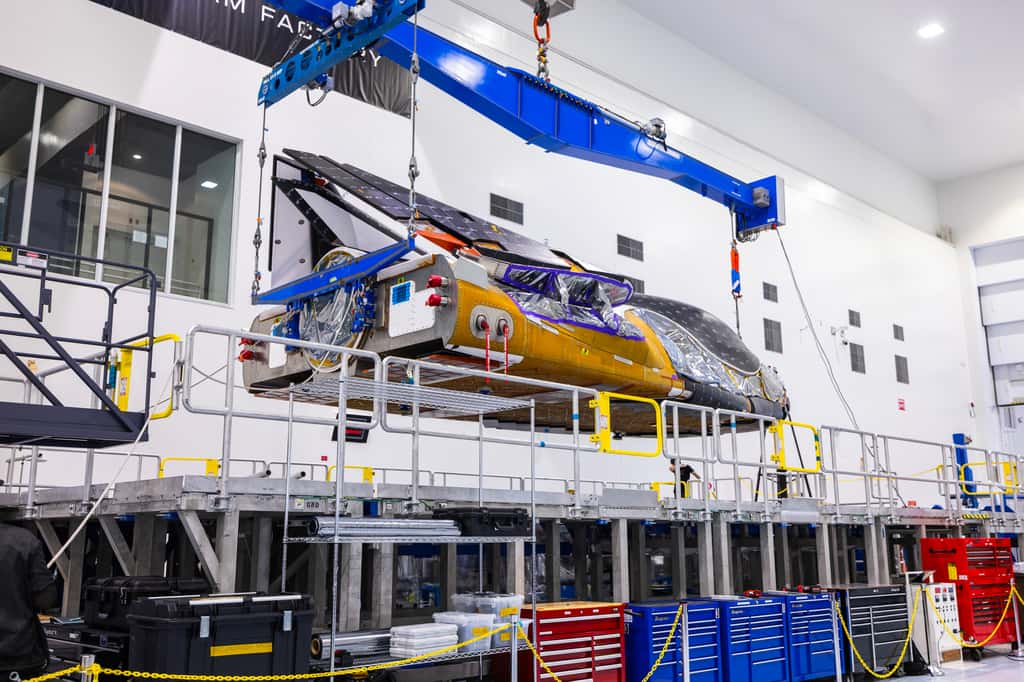 Il est prévu que le Dream Chaser serve pour transporter des astronautes à destination des complexes orbitaux futurs, dont la station spatiale Starlab. © Shay Saldana, Sierra Space