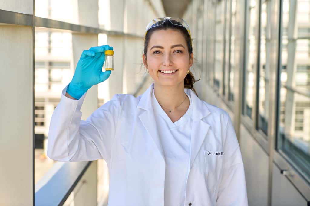 La technique de Marie Perrin réduit les déchets et rend le recyclage de ces précieux matériaux plus efficace. © EOP, Reecover