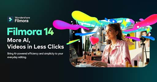 Avec Filmora 14, Wondershare révolutionne le montage vidéo © Wondershare
