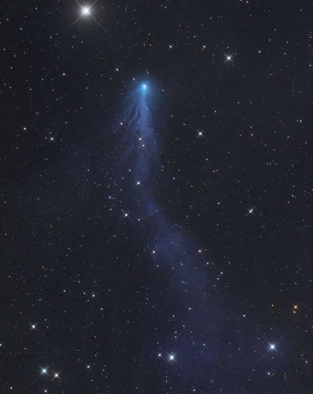 La comète C/2016 R2 toute en majesté, le 10 janvier 2018. © Gerald Rhemann <em>via</em> <a href="http://spaceweathergallery.com/indiv_upload.php?upload_id=141895" target="_blank">Spaceweather</a>