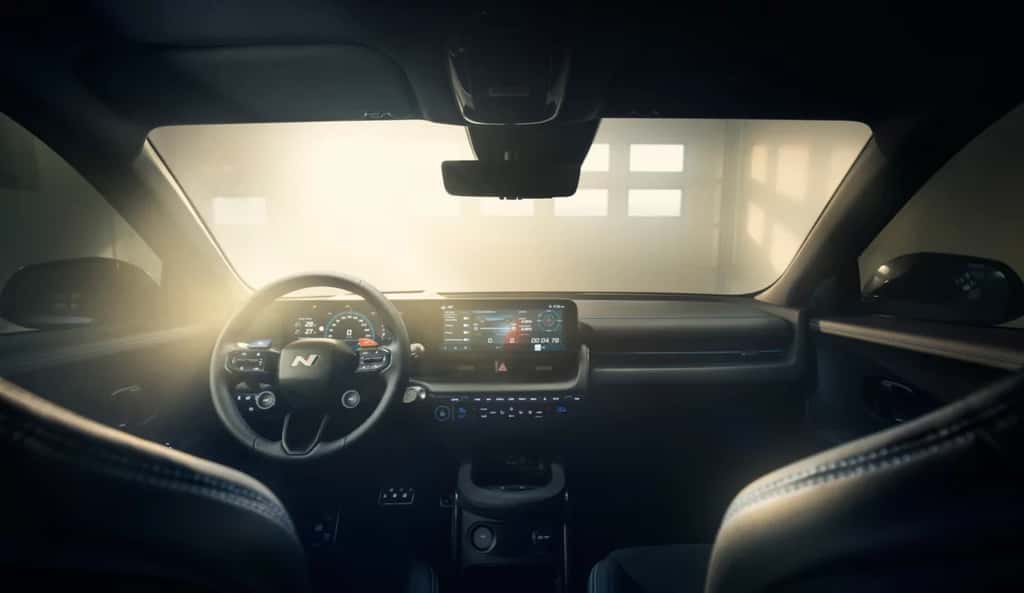 L'intérieur adopte des sièges baquet siglés N pour la version sportive de la Ioniq 5. © Hyundai
