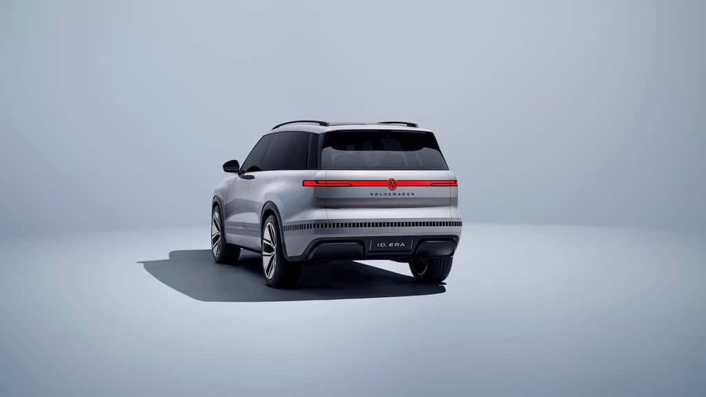 Avec son gabarit imposant, le SUV ID.ERA est un véhicule familial taillé pour les longues distances. © Volkswagen