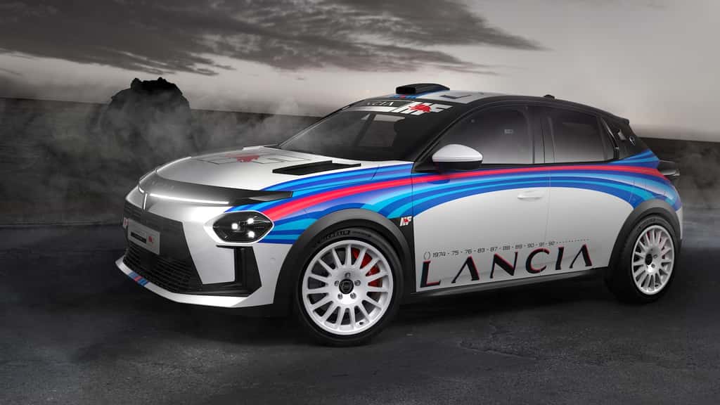 La nouvelle version Rallye 4 de la citadine relance Lancia dans la compétition. © Lancia