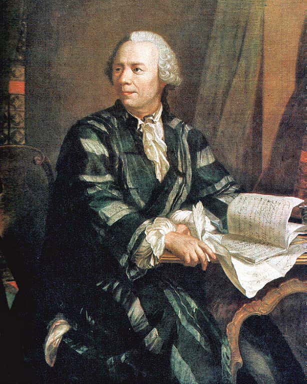 Leonhard Euler © Wikipedia, Jakob Emanuel Handmann, Domaine public