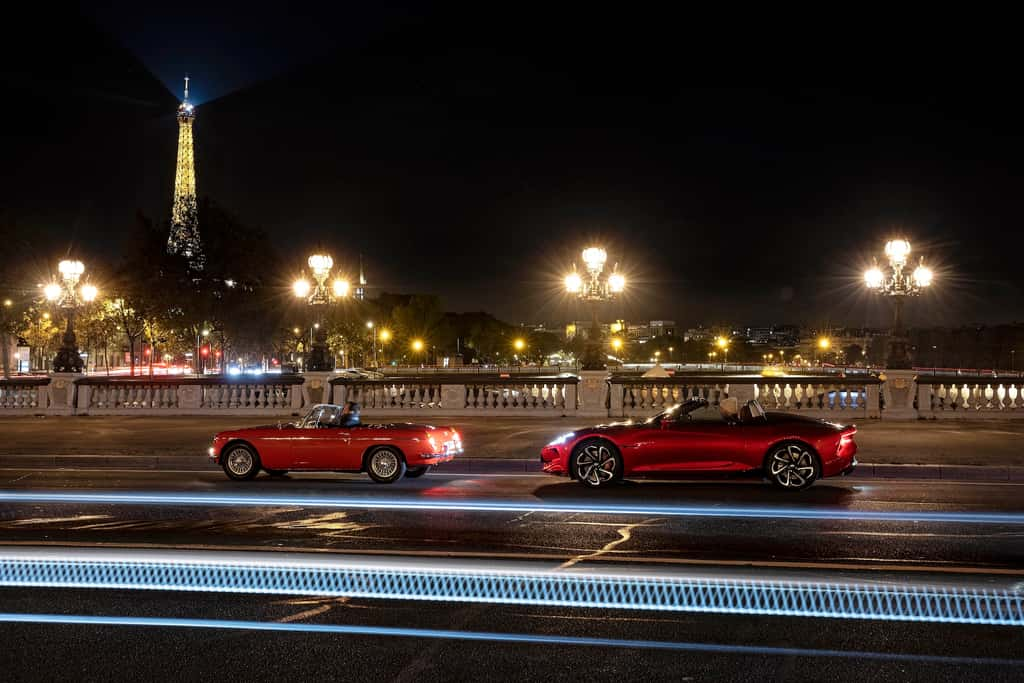 Le Cyberster et ses 510 chevaux font revivre le passé glorieux de la marque anglaise. © MG Motor