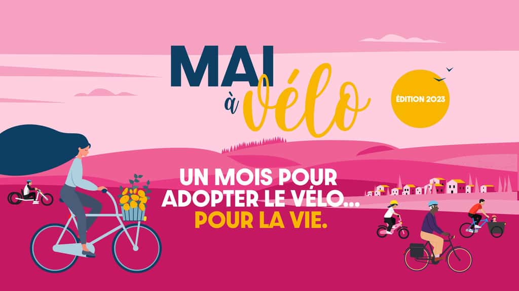 L'opération « Mai à vélo » rassemble quelque 4 000 événements sur l'ensemble du territoire français jusqu'au 31 mai 2023. © Apic