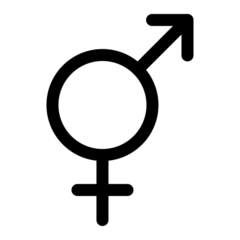  Symbole des personnes intersexes et transgenres. © Fibonacci, Wikimédia Commons, domaine public