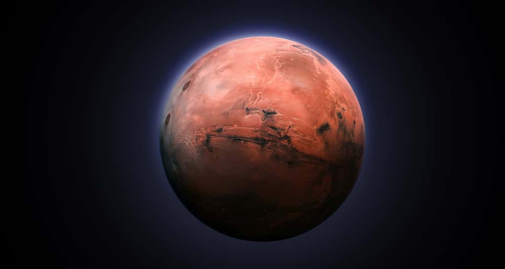 Le mystère du méthane dans l'atmosphère martienne aurait enfin une explication. © dimazel, Adobe Stock