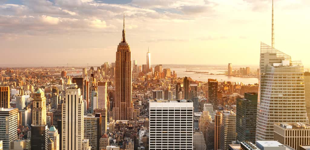 Le poids des buildings entraîne une importante subsidence de la ville de New York. © Beatrice Prève, Adobe Stock