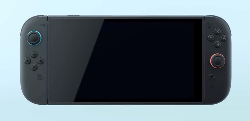 La nouvelle Switch 2, plus grande que la Switch et plus sobre. © Nintendo
