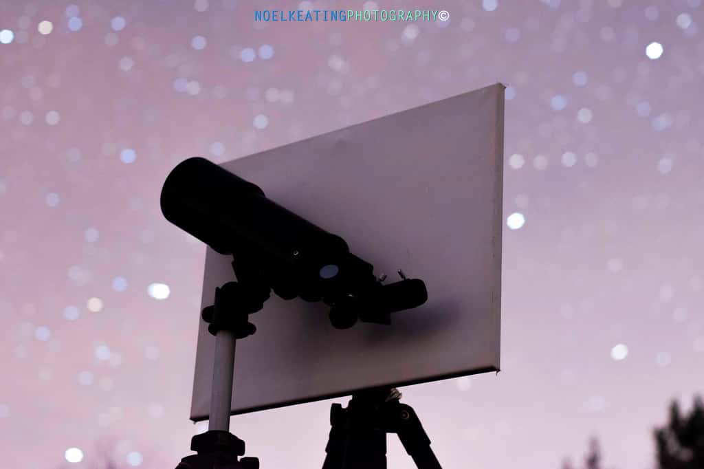 La lumière de Vénus est suffisante pour projeter une ombre. La preuve avec cette photo prise par un astronome amateur le 18 janvier 2020. © Noel Keating, Spaceweather.com
