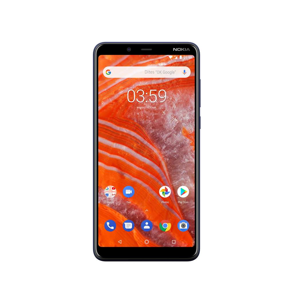 Épuré, Android One est l’un des principaux atouts fiabilités et performances du Nokia 5.1 Plus. Le mobile s’en tire également très bien au niveau de l’autonomie. © HMD Global