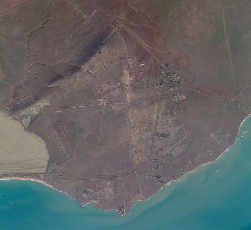 Opuk, en Crimée, le 7 décembre 2021. © 2021, Planet Labs Inc.